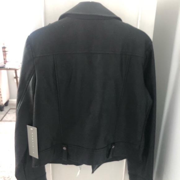 Faux leather jacket with patches and charms - Picture 2 of 5